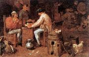 BROUWER, Adriaen The Card Players fd USA oil painting reproduction
